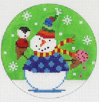 Ice Cream Snowman