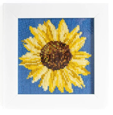 Sunflower Mini Kit - Blue Background
