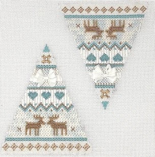 Medium White Tree 2 Sided w/SG
