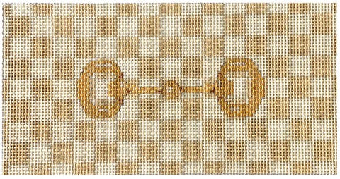 Gold Bit on Cream Check Insert
