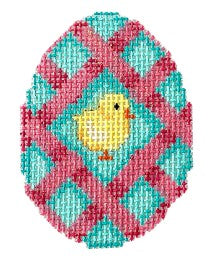 Pink Lattice/Chick Mini Egg