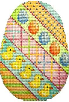 Diagonal Stripes/Chick Egg