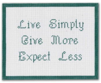 Live Simply....