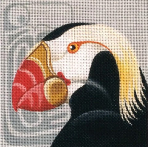 Crested Puffin Coaster