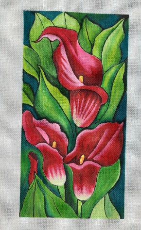 Dark Pink Calla Lilly Trio