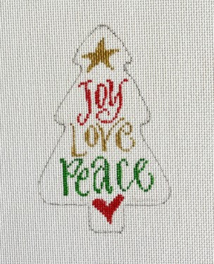 Joy Love Peace Ornament