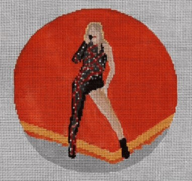 Taylor in Black w/Red Snakes