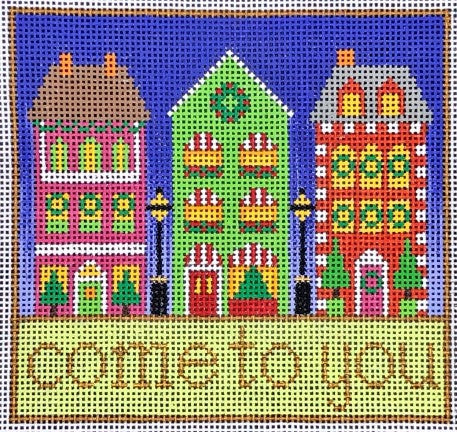 Love & Joy Ornament - 3 Houses