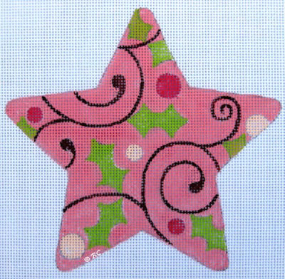 Pink Curl Star