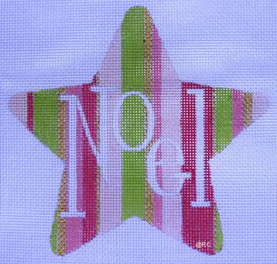 Pink/Green Noel Star