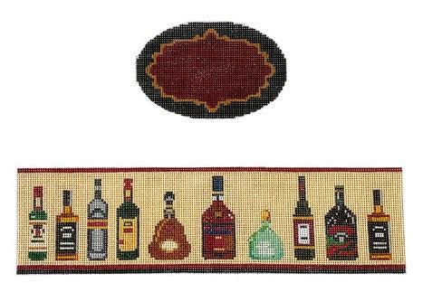 Liqour Bottles Hinged Box w/Hardware