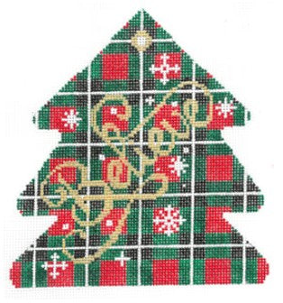 Tree Shaped Plaid Believe