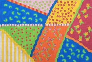 Isabel's Backpack - Ribbon Collage