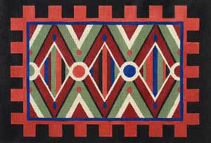 Isabel's Backpack - Aztec Diamonds