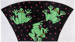 Fan Clutch - Frog on Black 