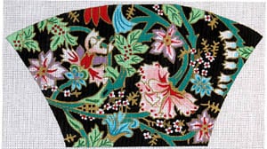 Fan Clutch - Holly Floral