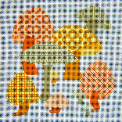 Patterned Mushrooms