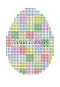 Pastel Checkers Egg