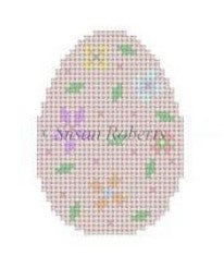 Pink Floral Egg