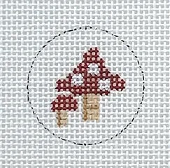 Key Fob/Mushrooms