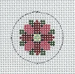 Key Fob/Poinsettia