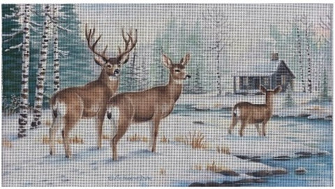 Winter Riverbed Deer - 13M