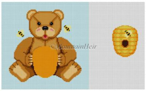 Beehive Teddy Tooth Fairy Pillow