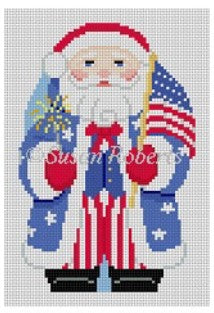 Stars & Stripes Santa