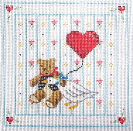 Teddy Bear/Heart Balloon/Goose
