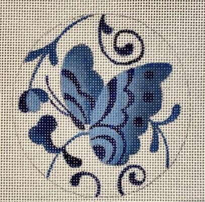 Blue Butterfly Round Ornament - 13M
