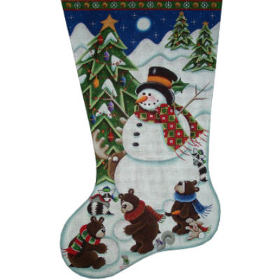 Building a Snowman Stocking  - 13M