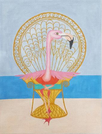Flamingo in a Peacock Chair - 13M