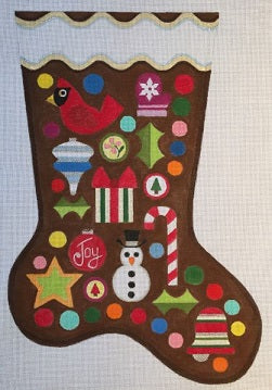 Gingerbread Stocking 2 - 13M