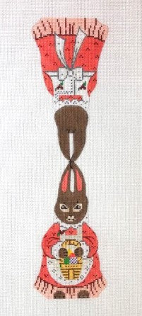 Two Sided - Girl Bunny w/Easter Basket