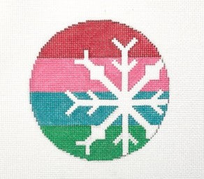 Snowflake on Stripes 18M