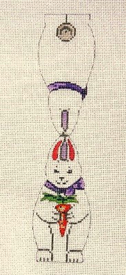 Two Sided - White Bunny/Carrot