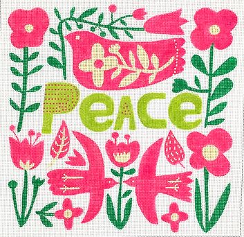 Peace w/Doves and Flowers - 13M