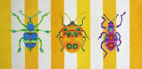 3 Bugs w/Stripes