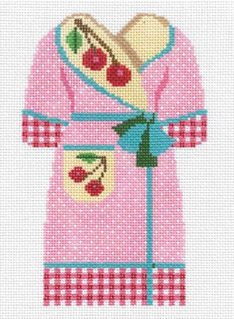 Shellys Closet - Cherry Bathrobe (includes hanger)