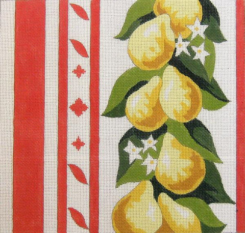 Lemon Border Pillow