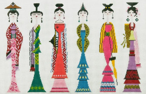 Row of Ladies