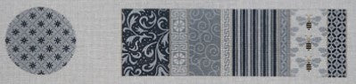Grey/White Patchwork w/Bees Treasure Box