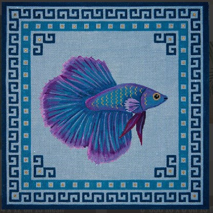 Blue Asian Fighting Fish