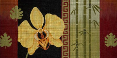 Yellow Phalaenopsis and Bamboo