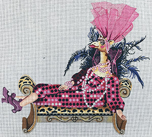 Giraffe on Chaise