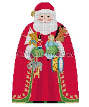 Tree Topper - Santa w/Toys (Front)