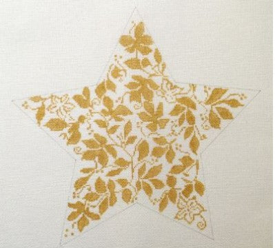 Teri's Brocade Star - Gold