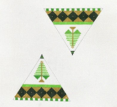 Small Green Tree 2 Sided w/SG