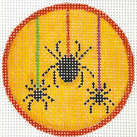 Hanging Spiders on Sparkly Threads