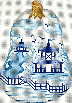 Mini Chinoiserie Pumpkin - OM-342
